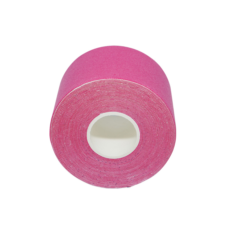 Nastro kinesiologico patch in cotone rosa
