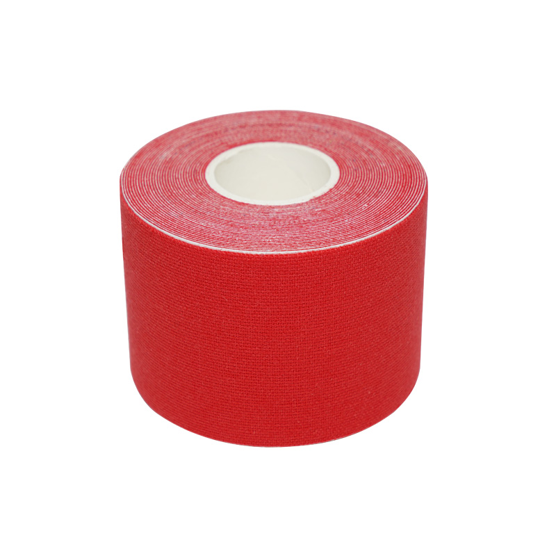 Nastro kinesiologico patch in cotone rosso