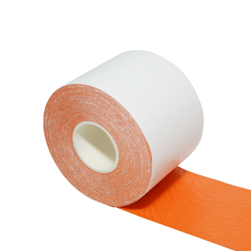 Nastro kinesiologico patch in cotone arancione