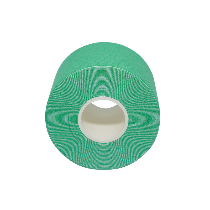 Nastro kinesiologico patch in cotone verde