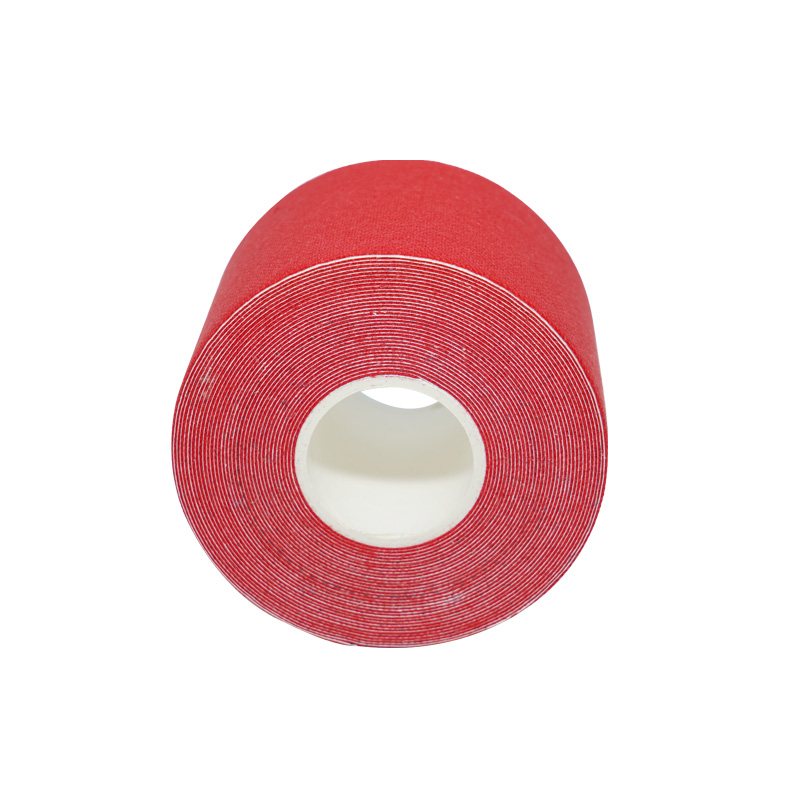 Nastro kinesiologico patch in cotone rosso