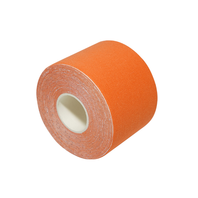 Nastro kinesiologico patch in cotone arancione